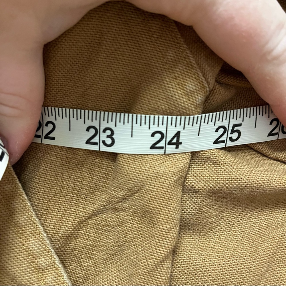 L.L. Bean Brown Canvas Jacket with Dark Green Corduroy Collar - Picture 10 of 10